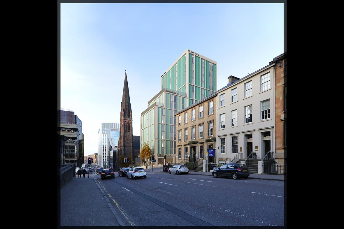 Green light for Hawkins Brown’s Glasgow hotel News Building Design